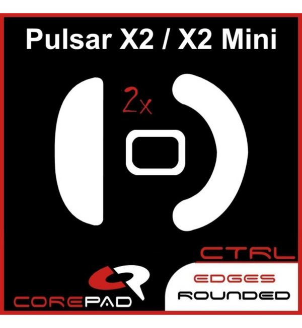 Corepad Skatez CTRL - Pulsar X2 / X2H / X2A / X2 V2 Medium & Mini (Set of 2)