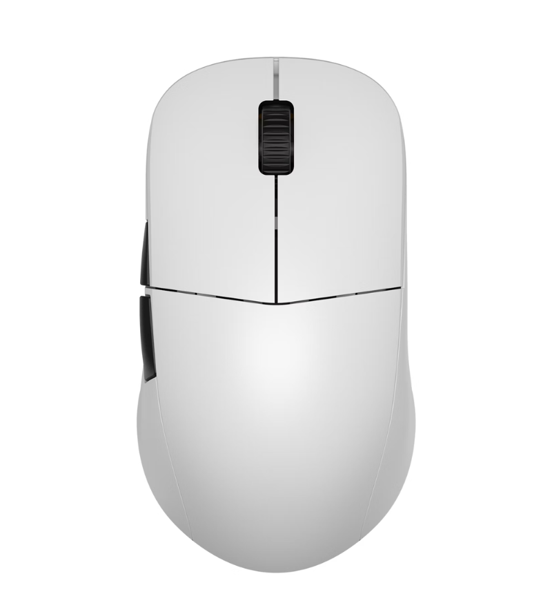 White computer deals mouse