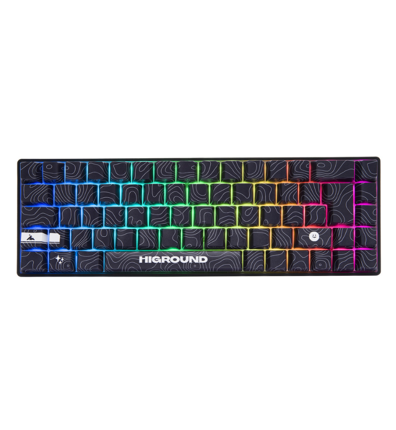 Buy Higround BLACKICE Base 65 Gaming Keyboard White Flame Switch UK