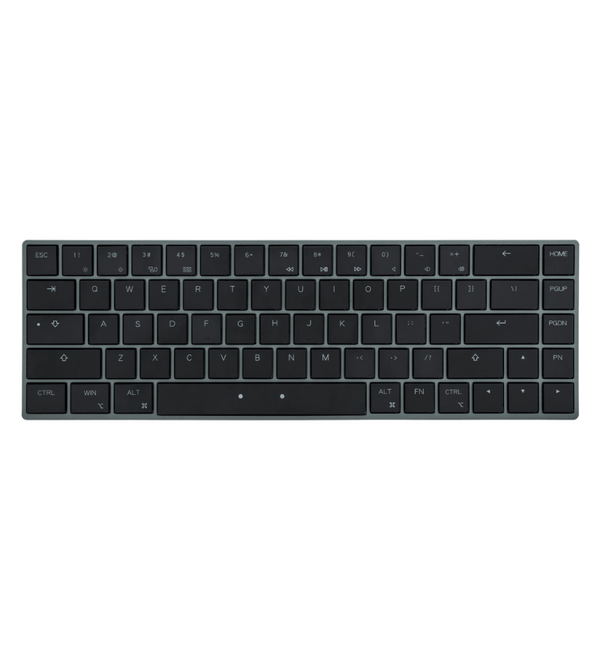 Mistel AIR ONE Grey SF RGB Ultra Low Profile US ANSI Keyboard - Cherry MX ULP Tactile