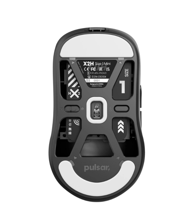 Pulsar X2H Mini 52g Wireless Gaming Mouse - Black
