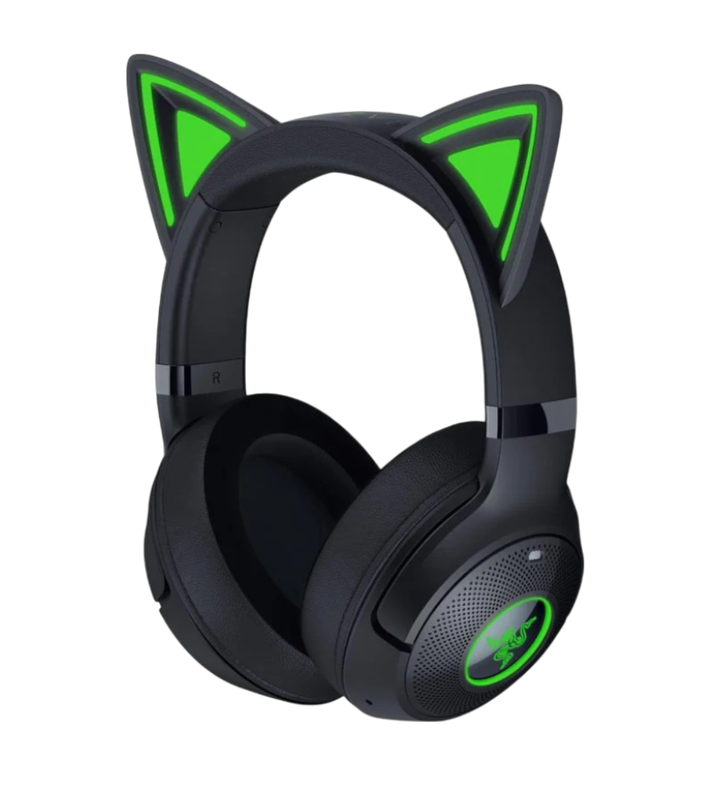 ヘッドホン Kuromi Edition Razer Kraken Kitty V2 BT Razer Kraken Kitty V2 BT ワイヤレス ゲーミングヘッドセット