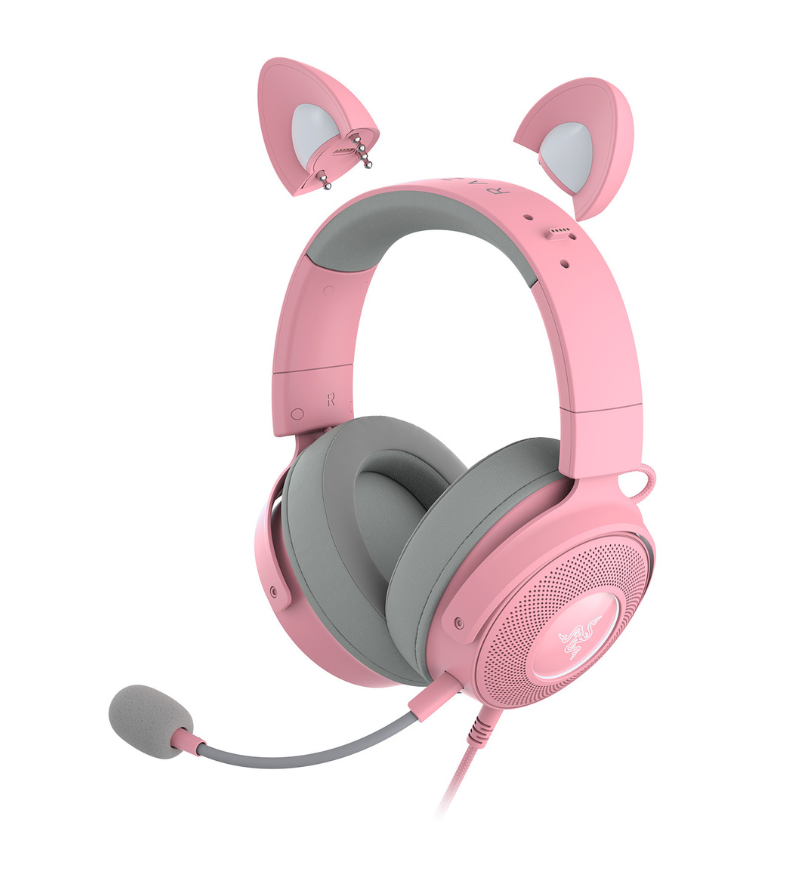 Buy Razer Kraken Kitty V2 Pro Wired RGB Gaming Headset Quartz UK RZ04 04510200 R3M1 Esports Gear