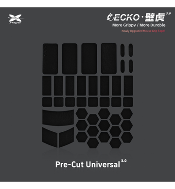 X-Raypad Black Geckos V3 Slicks Grip - Universal Pre-Cut