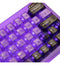 Tai-Hao Translucent Cubic ABS Purple Boom 152 Keycaps - UK & US