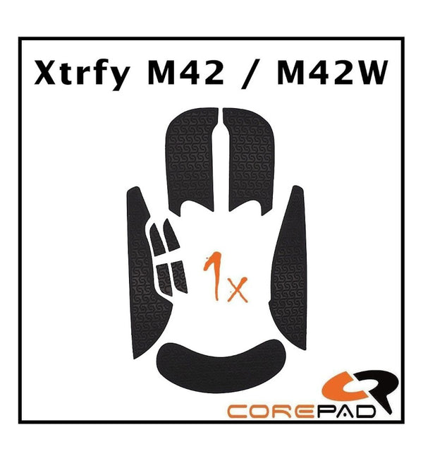 Corepad Black Mouse Grip - Xtrfy M42 / M42 Wireless