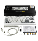 Tecware Phantom+ Elite TKL Bluetooth 5.0 RGB US ANSI Mechanical Keyboard - White - Wraith Brown Switches