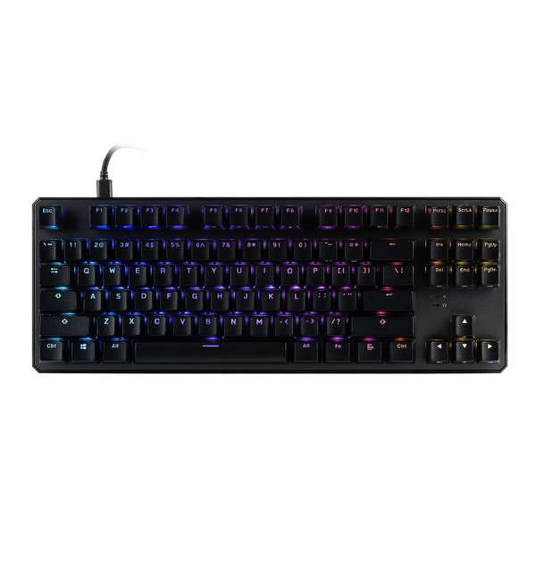 Tecware Phantom+ TKL RGB US ANSI Mechanical Keyboard - Wraith Brown Switches