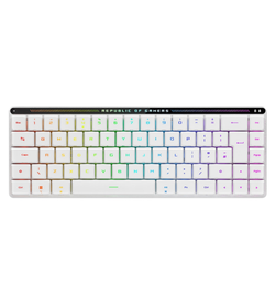 Asus ROG Falchion RX Low Profile 65% White Wireless Gaming Keyboard - ROG RX Red Low Profile