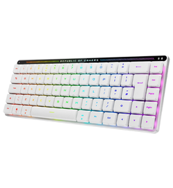 Asus ROG Falchion RX Low Profile 65% White Wireless Gaming Keyboard - ROG RX Red Low Profile