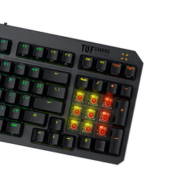 Asus TUF Gaming K3 Gen II 96% RGB Gaming Keyboard - Optical-Mechanical Red