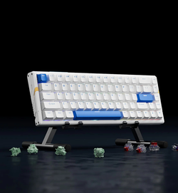 ATK Gear RS6 65% White Aluminum HE US Layout Magnetic Gaming Keyboard - Snowblade Switches