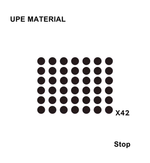 BT.L Black UPE Stop Mouse Feet (Skates) Dots v2 - 0.85mm – 42 Dots