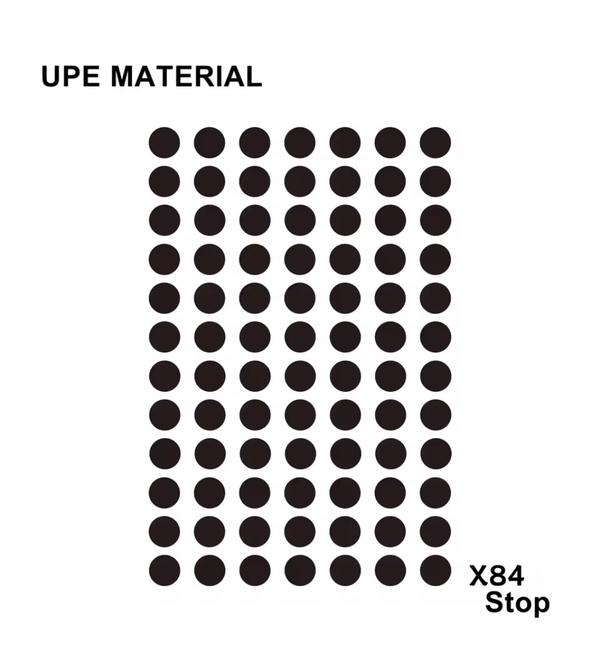 BT.L Black UPE Stop Mouse Feet (Skates) Dots v2 - 0.85mm – 84 Dots