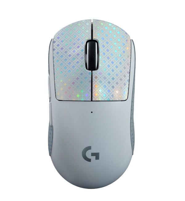 BT.L Holo White Clover Mouse Grip - Logitech G Pro X / GPX2 Superlight