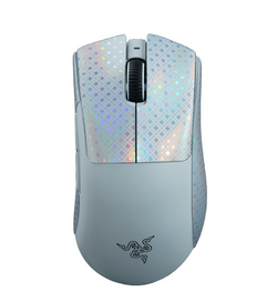 BT.L Holo White Clover Mouse Grip - Razer Deathadder V3 Pro