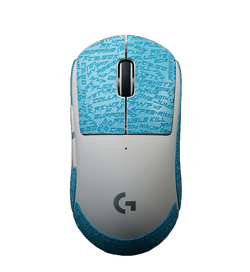 BT.L v4 Sky Blue Mouse Grip - Logitech G Pro X / GPX2 Superlight