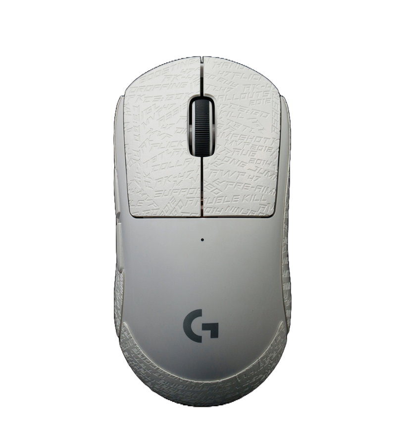 BT.L v4 White Mouse Grip - Logitech G Pro X / GPX2 Superlight