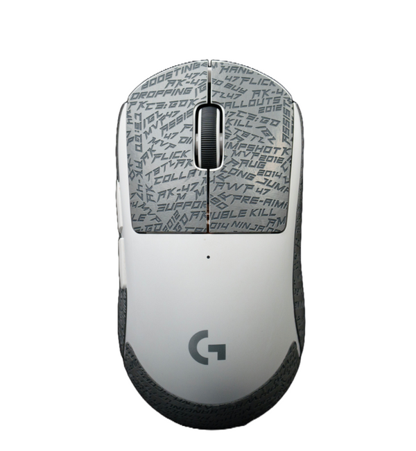 BT.L v4 Grey Mouse Grip - Logitech G Pro X / GPX2 Superlight