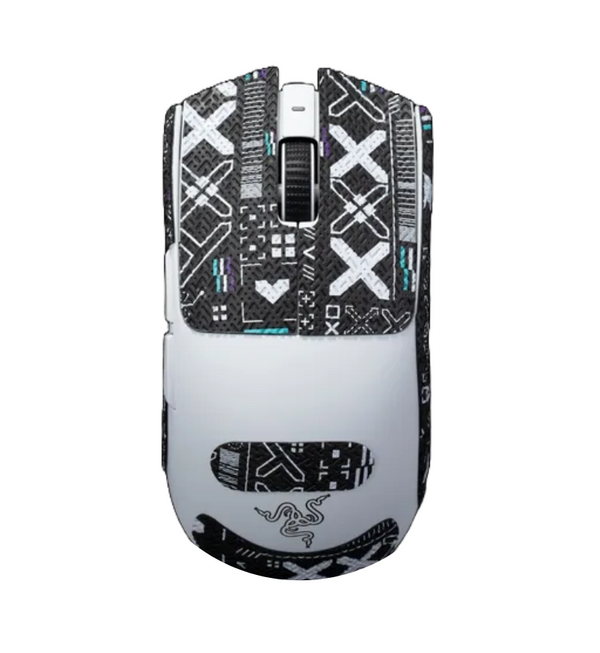 BT.L YHG Black White Mouse Grip - Razer Viper V3