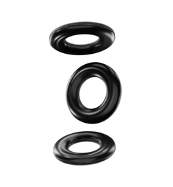 Corepad G+Skatez Onyx Donuts  - Universal DIY Donuts 0.85mm – 30 Donuts