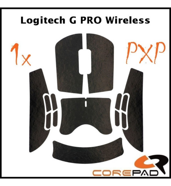 Corepad PXP Mouse Grip - Logitech G Pro Wireless - Black