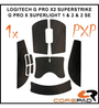 Corepad PXP Mouse Grip - Logitech G Pro X / GPX2 Superlight / 2 SE / X2 Superstrike - Black