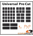 Corepad PXP Mouse Grip - Universal Pre-Cut Keyboard & Mouse - Black