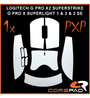 Corepad PXP Mouse Grip - Logitech G Pro X / GPX2 Superlight / 2 SE / X2 Superstrike - White