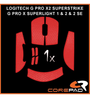 Corepad Soft Mouse Grip - Logitech G Pro X / GPX2 Superlight / 2 SE / X2 Superstrike - Red