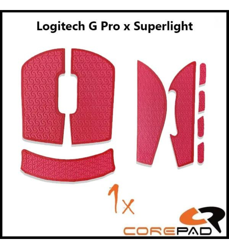 Corepad Soft Mouse Grip - Logitech G Pro X / GPX2 Superlight - Red