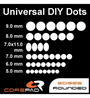 Corepad Skatez DOTS - Universal DIY Dots 0.75mm