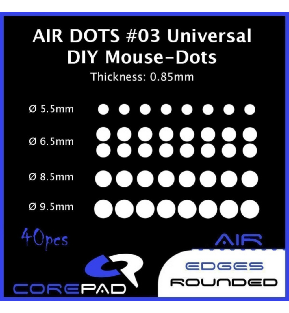 Buy Corepad Skatez DOTS AIR #3 - Universal DIY Dots 0.85mm UK - CSAD003 ...