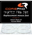 Corepad Skatez PRO - Attack Shark X3 / Kysona M600 (Set of 2)