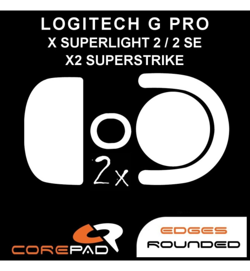 Buy Corepad Skatez PRO UK - Logitech G Pro X Superlight 2 (Set of 2 ...