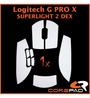 Corepad Soft Mouse Grip - Logitech G Pro X Superlight 2 DEX - White