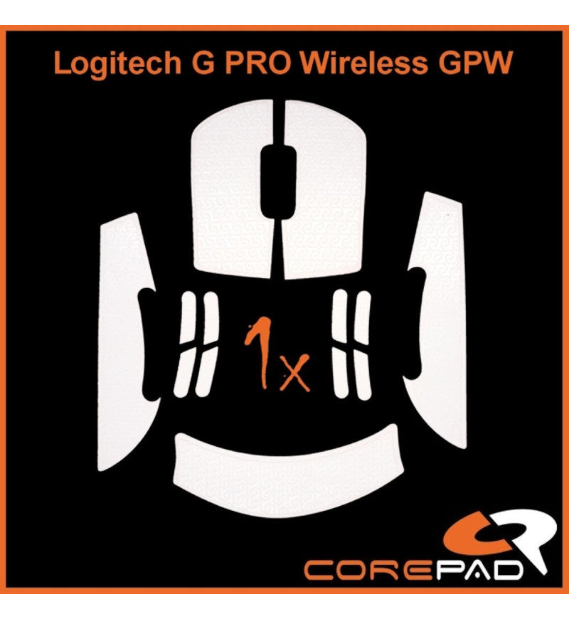 Corepad Soft Mouse Grip - Logitech G Pro Wireless - White