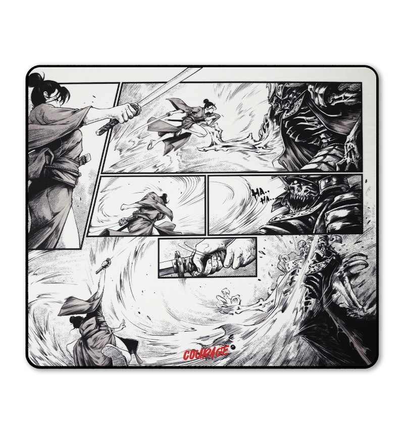 GhostGlides COURAGE Cloth Gaming Mousepad