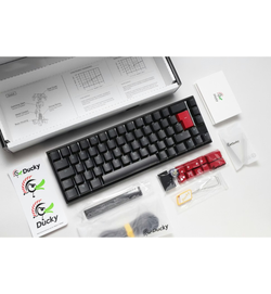 Ducky Mecha Pro SF 65% RGB Mechanical Keyboard - Cherry MX Silent Red Switches