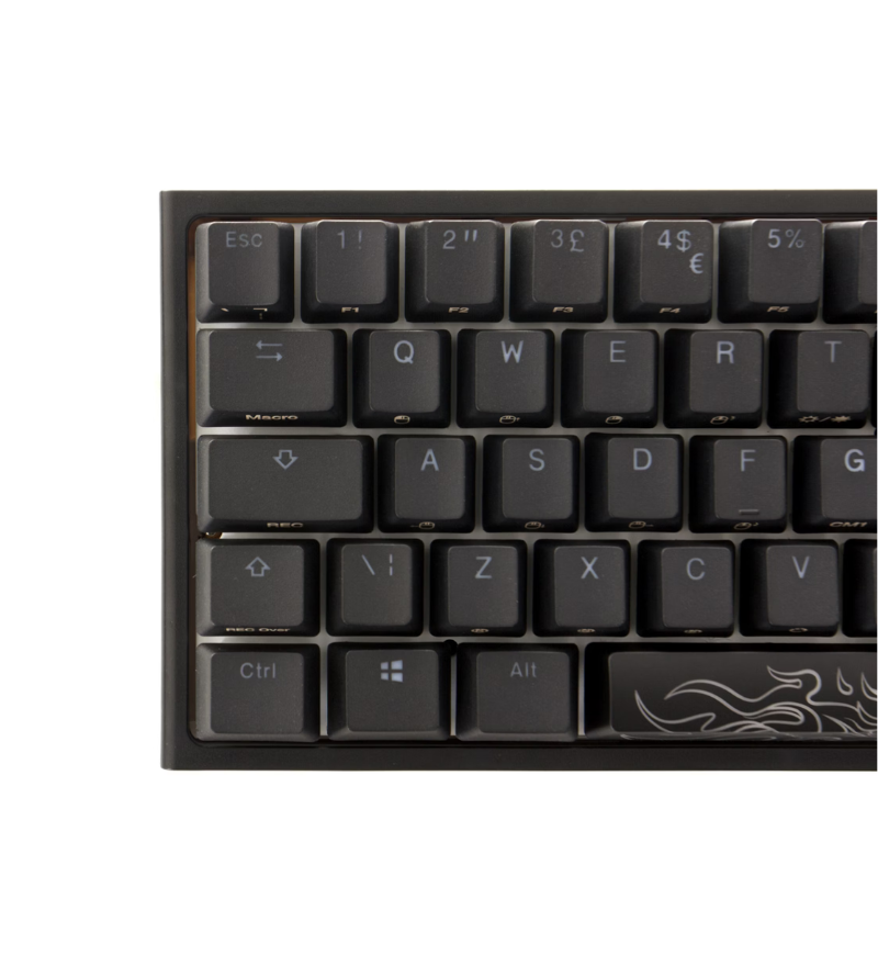 Ducky One 2 Pro Mini RGB Backlit Mechanical Keyboard - Cherry MX Silent Red Switches