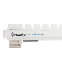 Ducky One 2 Pro Mini White RGB Backlit Mechanical Keyboard - Cherry MX Speed Silver Switches