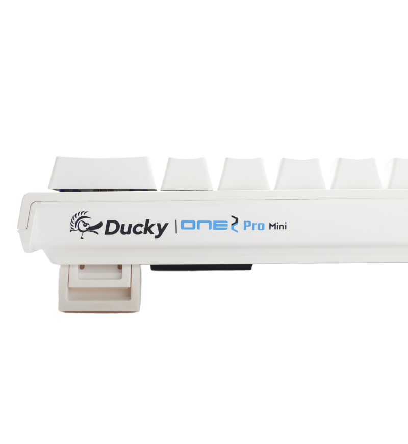 Ducky One 2 Pro Mini White RGB Backlit Mechanical Keyboard - Cherry MX Silent Red Switches