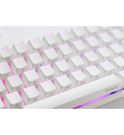 Ducky One 2 Pro Mini White RGB Backlit Mechanical Keyboard - Cherry MX Brown Switches