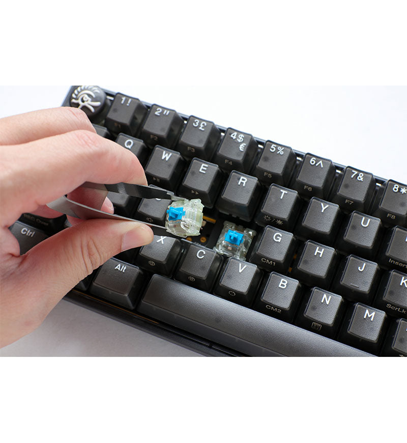 Ducky One 3 Aura Black Mini RGB Mechanical Keyboard - Cherry MX Blue