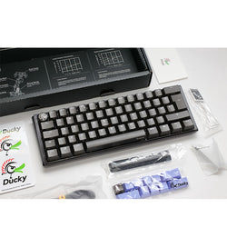 Ducky One 3 Aura Black Mini RGB Mechanical Keyboard - Cherry MX Blue