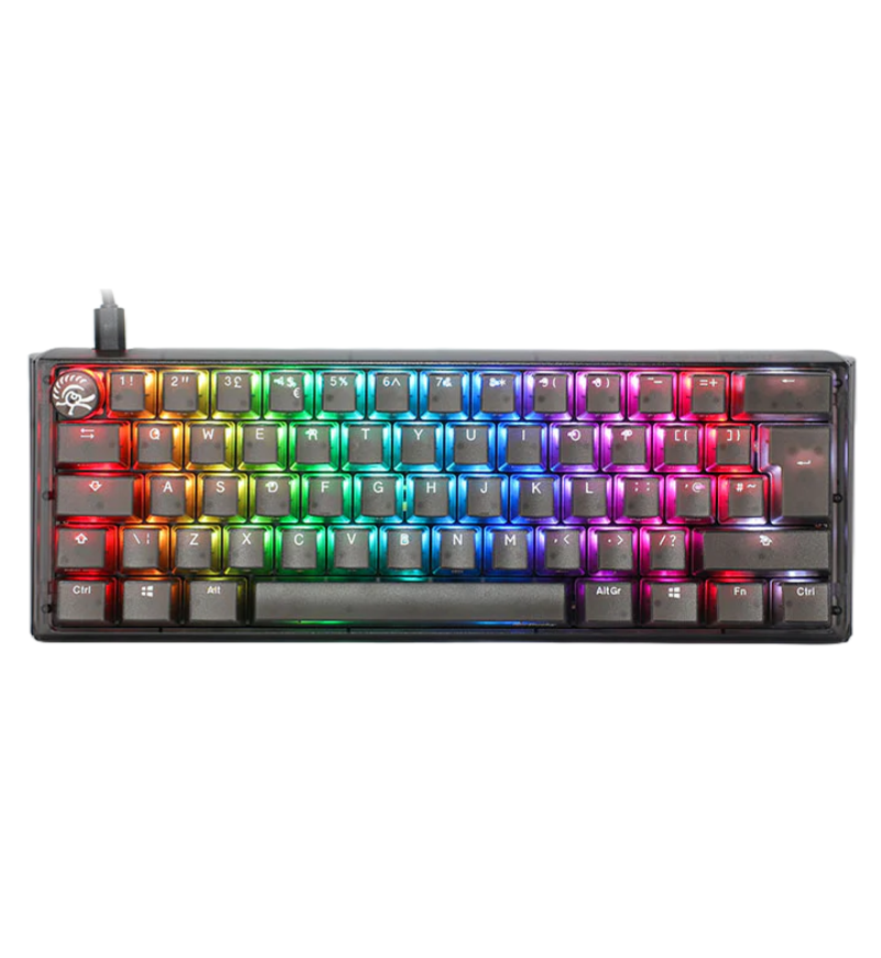 Ducky One 3 Aura Black Mini RGB Mechanical Keyboard - Cherry MX Blue