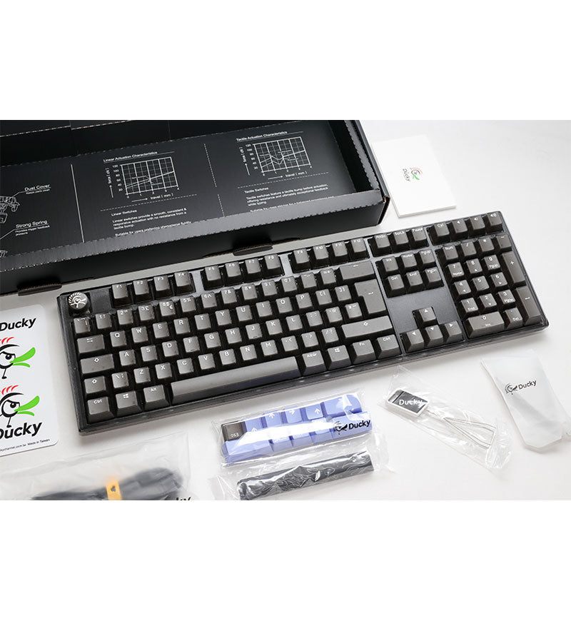 Ducky One 3 Aura Black RGB Mechanical Keyboard - Cherry MX Brown
