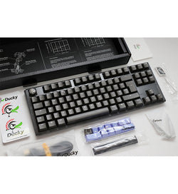 Ducky One 3 Aura Black TKL RGB Mechanical Keyboard - Gateron Baby Kangaroo