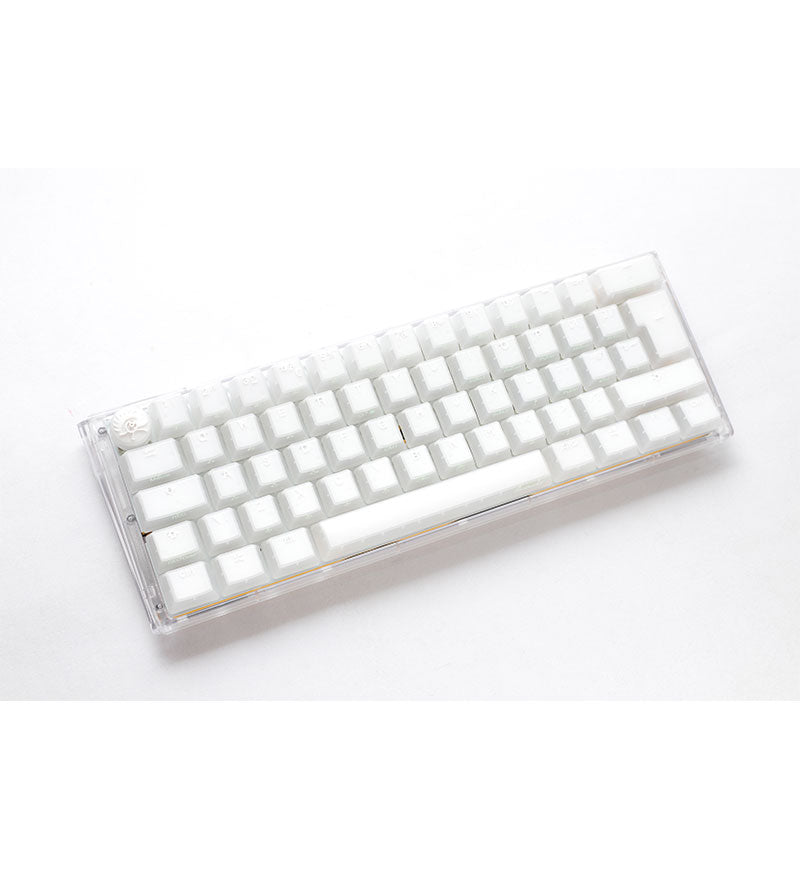 Ducky One 3 Aura White Mini RGB Mechanical Keyboard - Cherry MX Blue