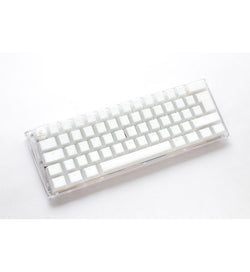 Ducky One 3 Aura White Mini RGB Mechanical Keyboard - Cherry MX Blue